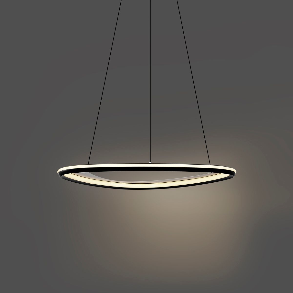 Design hanglamp zwart 3-staps dimbaar - Organico