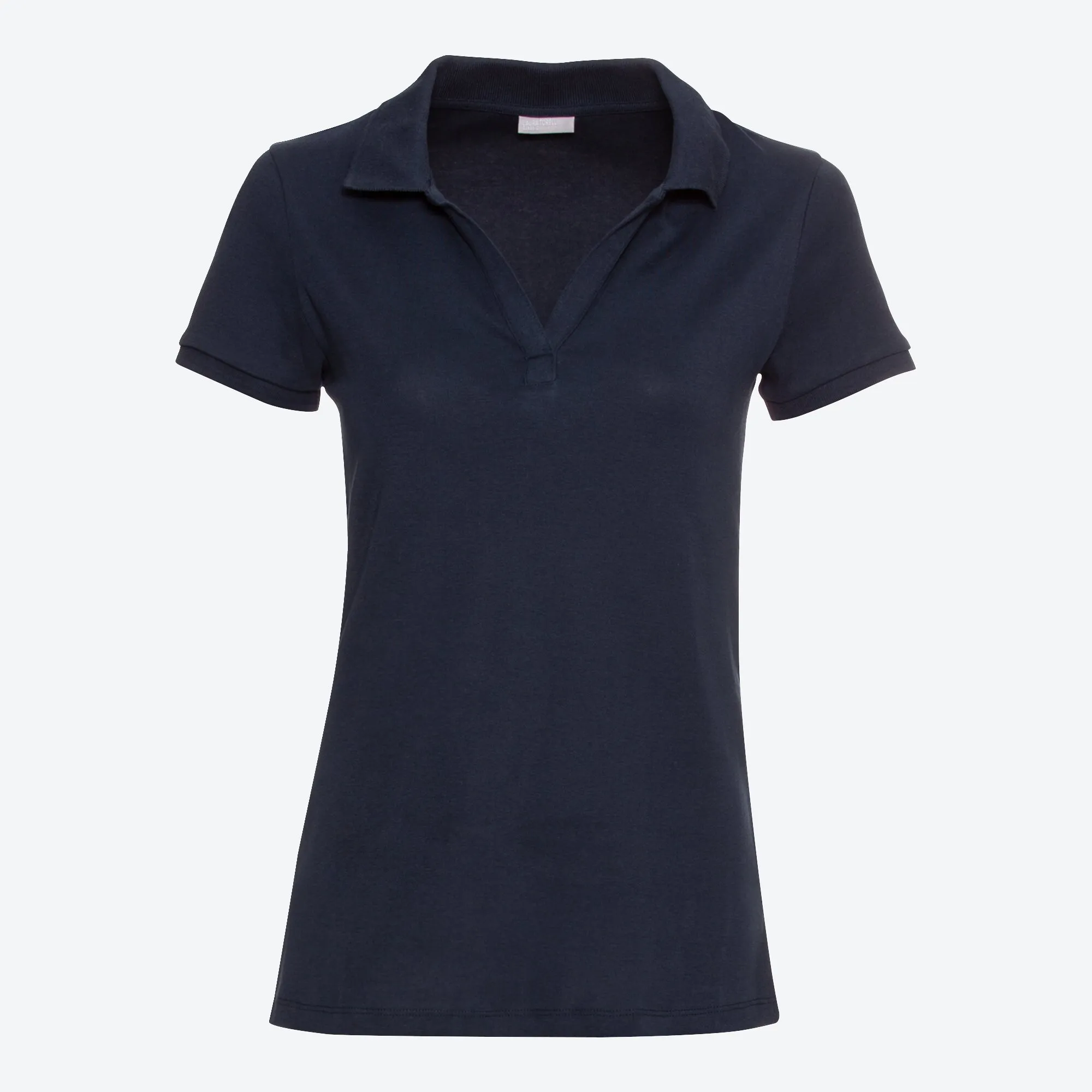 Damen-Poloshirt aus reiner Baumwolle