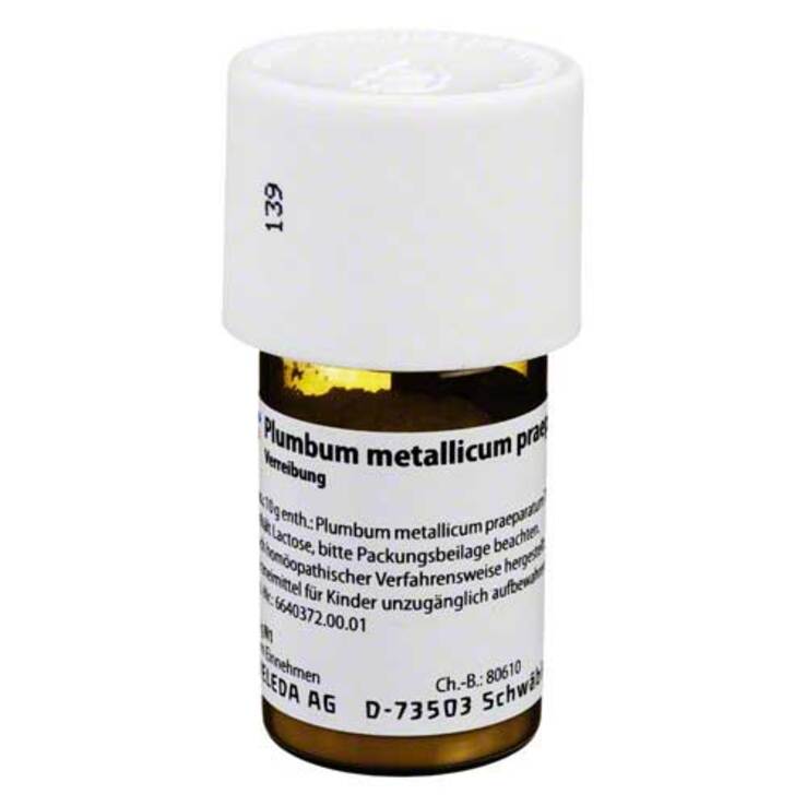 Plumbum metallicum Präparat D 6 Trituration, 20 g