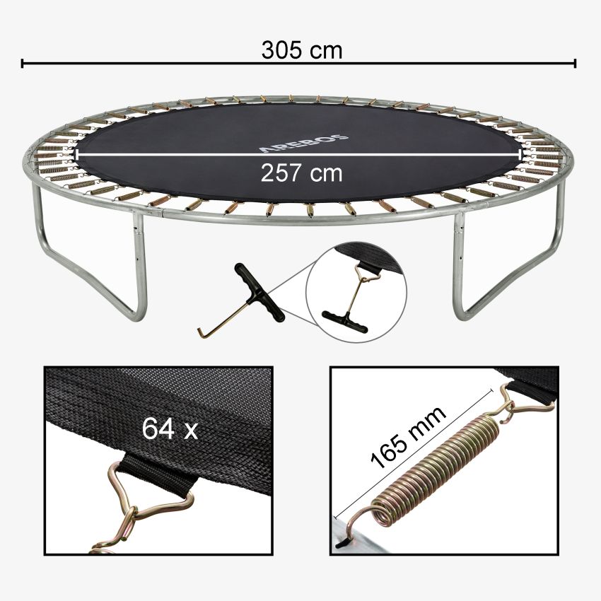 Sprungmatte für Trampolin 305cm
