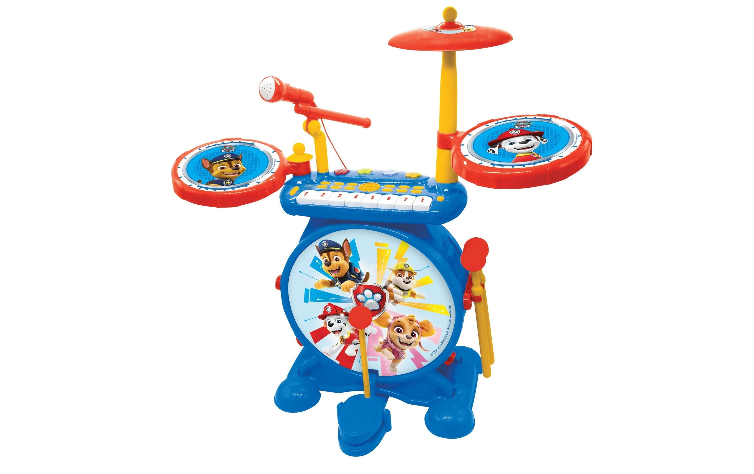 Lexibook® Spielzeug-Musikinstrument »Paw Patrol Elektronisches Schlagzeug«
