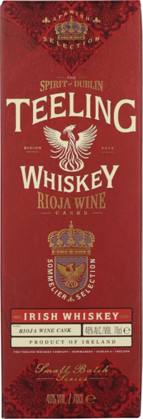 TEELING RIOJA WINE CASK FINISH 70CL