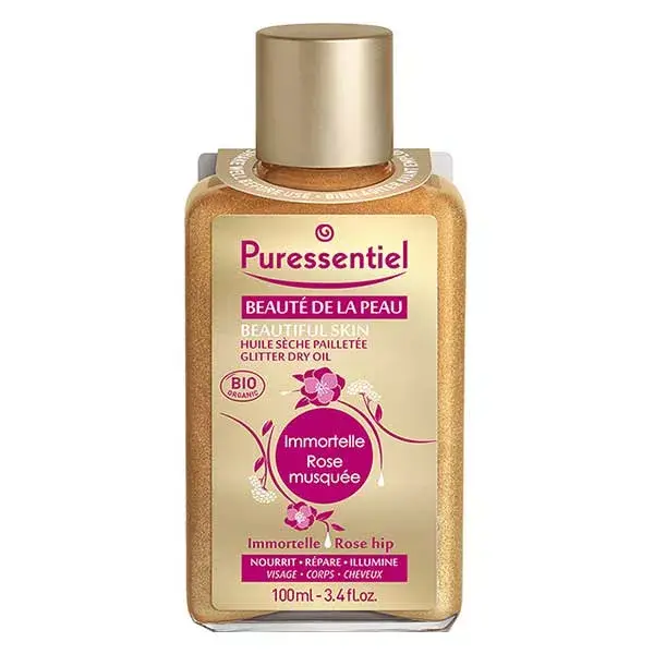 Óleo Seco Iluminador Orgânico Puressentiel Skin Beauty 100ml