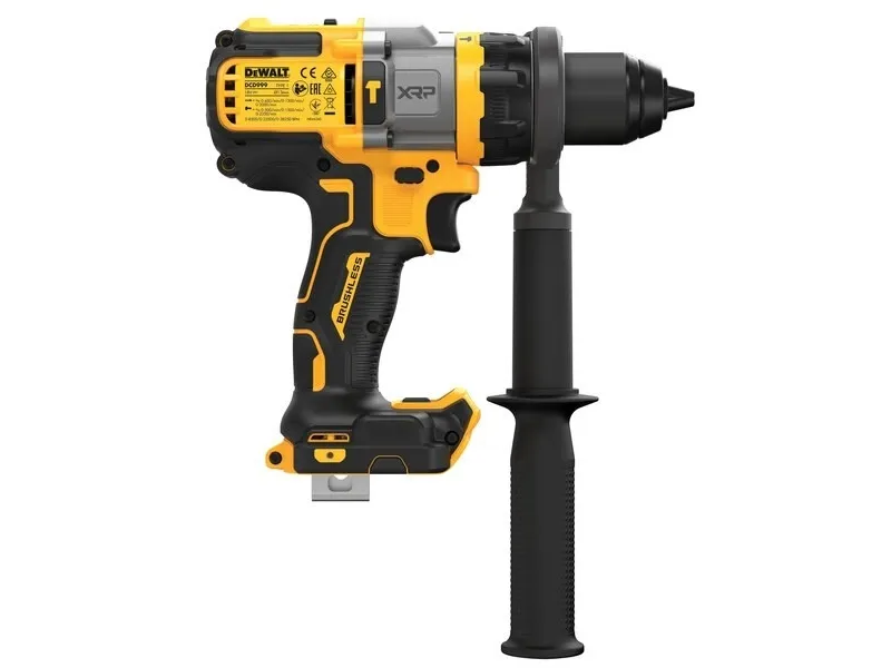 DeWALT DCD999NT-XJ - Hammerbor/skruemaskine - ledningfri - 3-hastigheders - nøgleløs borepatron 13 mm - 126 N·m - intet batteri - 18 V - SOLO
