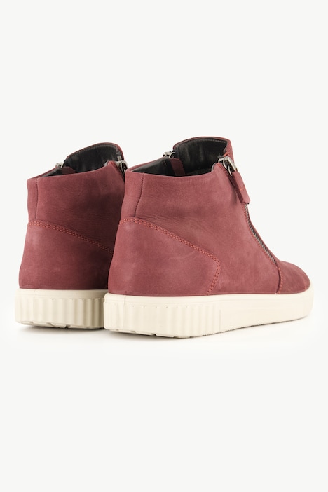 Jomos Leder-Sneaker, Nappaleder, Zipper, Weite H