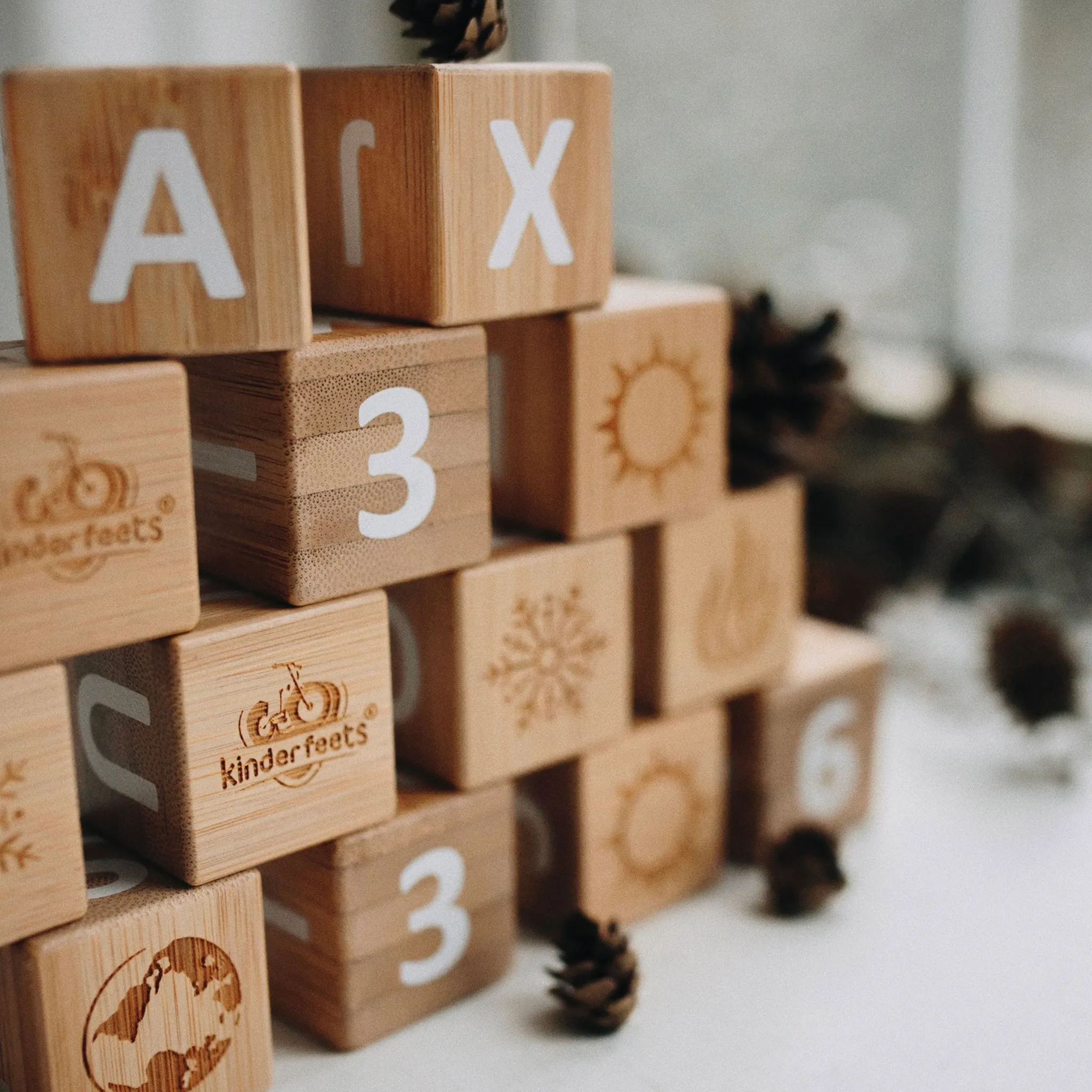 Kinderfeets Blocs en Bambou - ABC