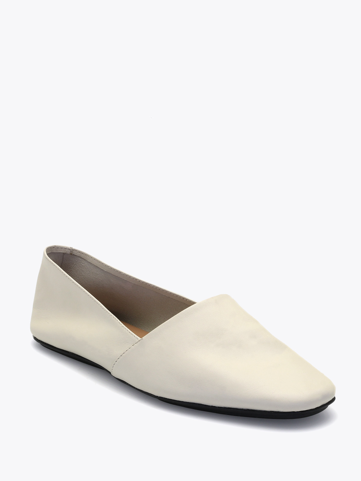 Yoga Loafer Leather Creme - Trapes Sko