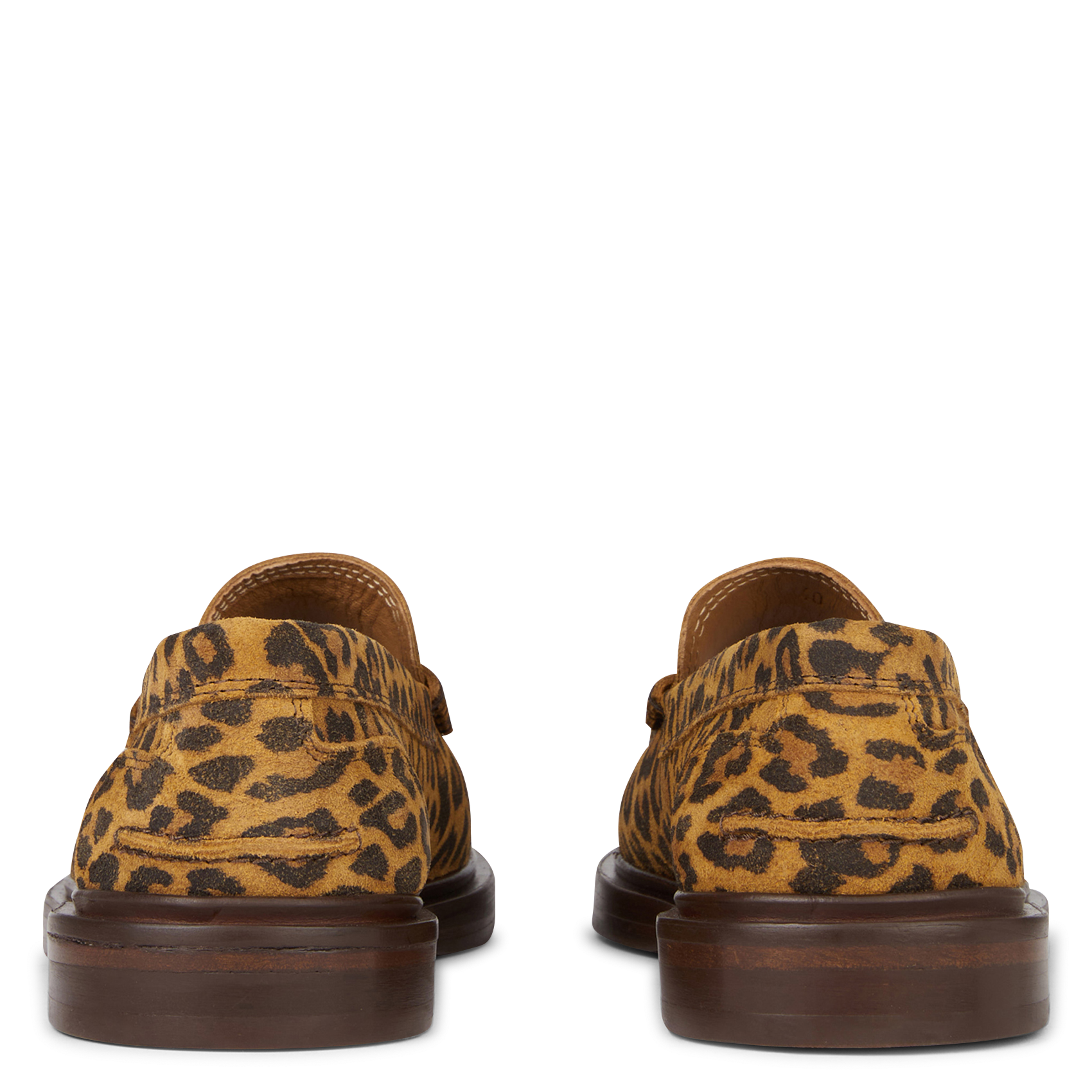POLLY - Mocassins léopard en cuir suédé | Multicolore