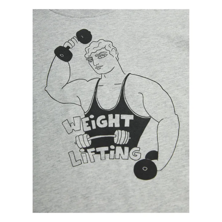 Mini Rodini T-Shirt Bodybuilder Coton Bio | Blanc