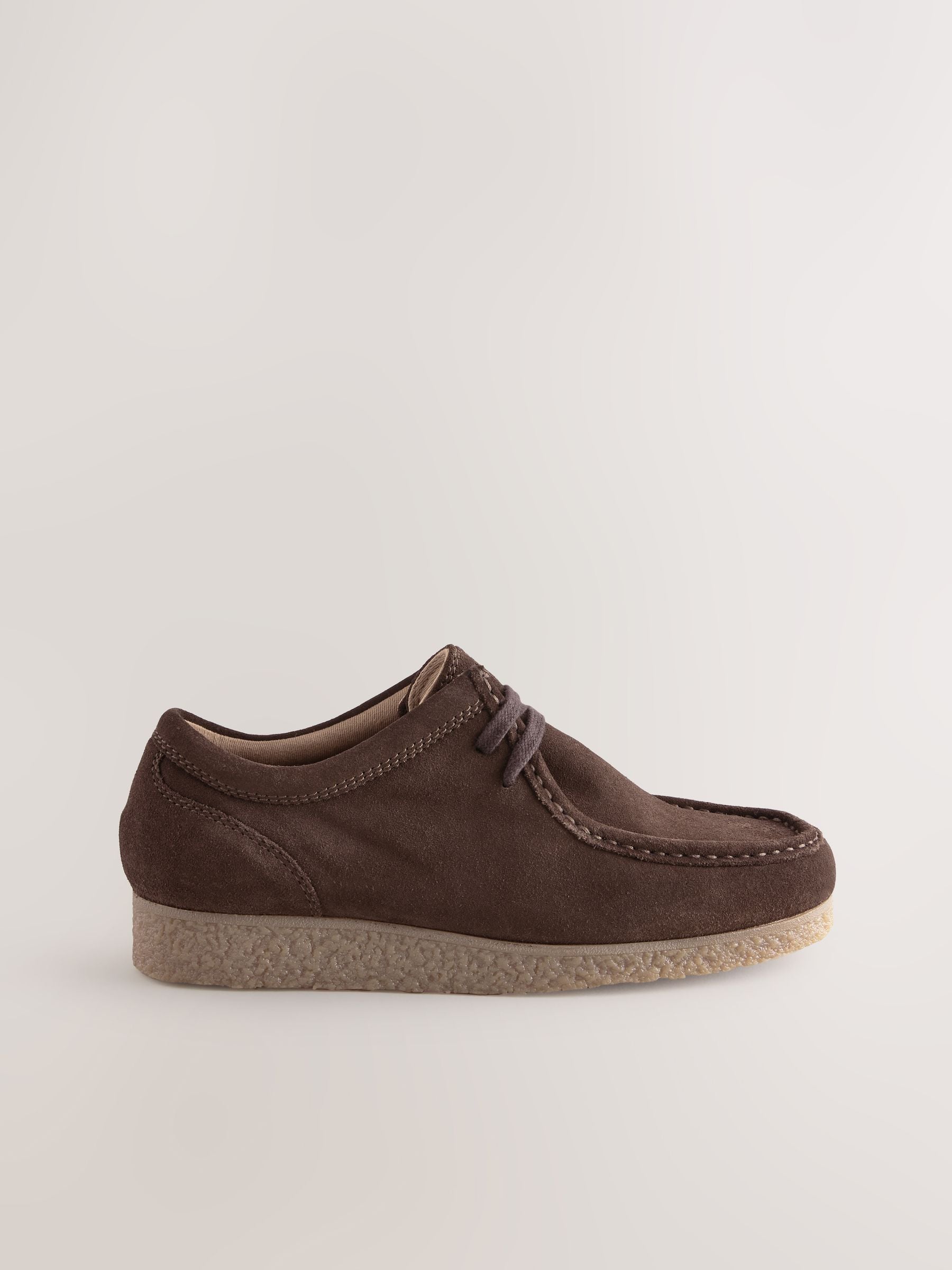 Bruin - Suède schortschoenen