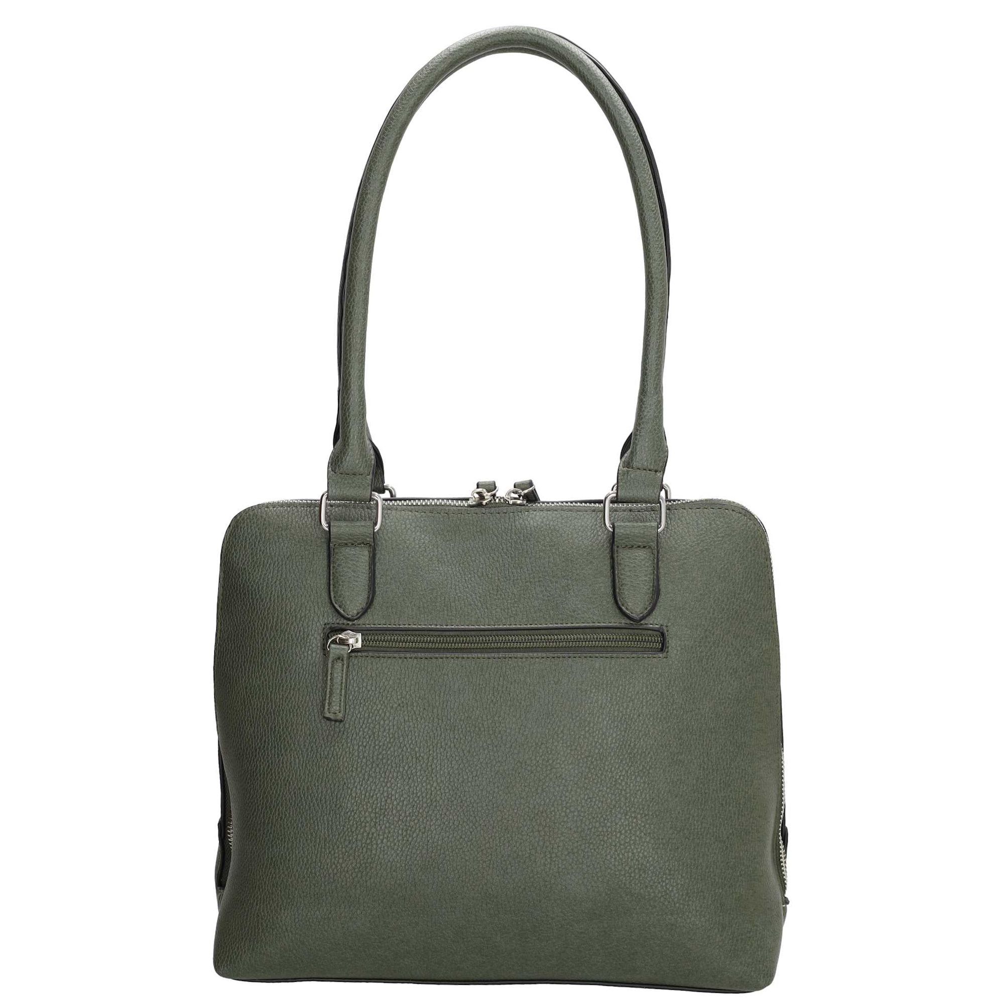 Charm London Stratford Shopper Donkergroen