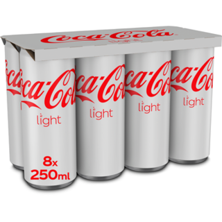Coca-Cola Light 8 x 250 ml