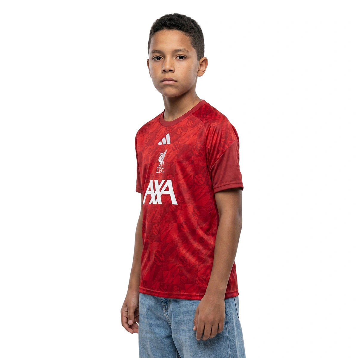 T-Shirt adidas Liverpool FC  Pre-Match  2026-2027 Criança