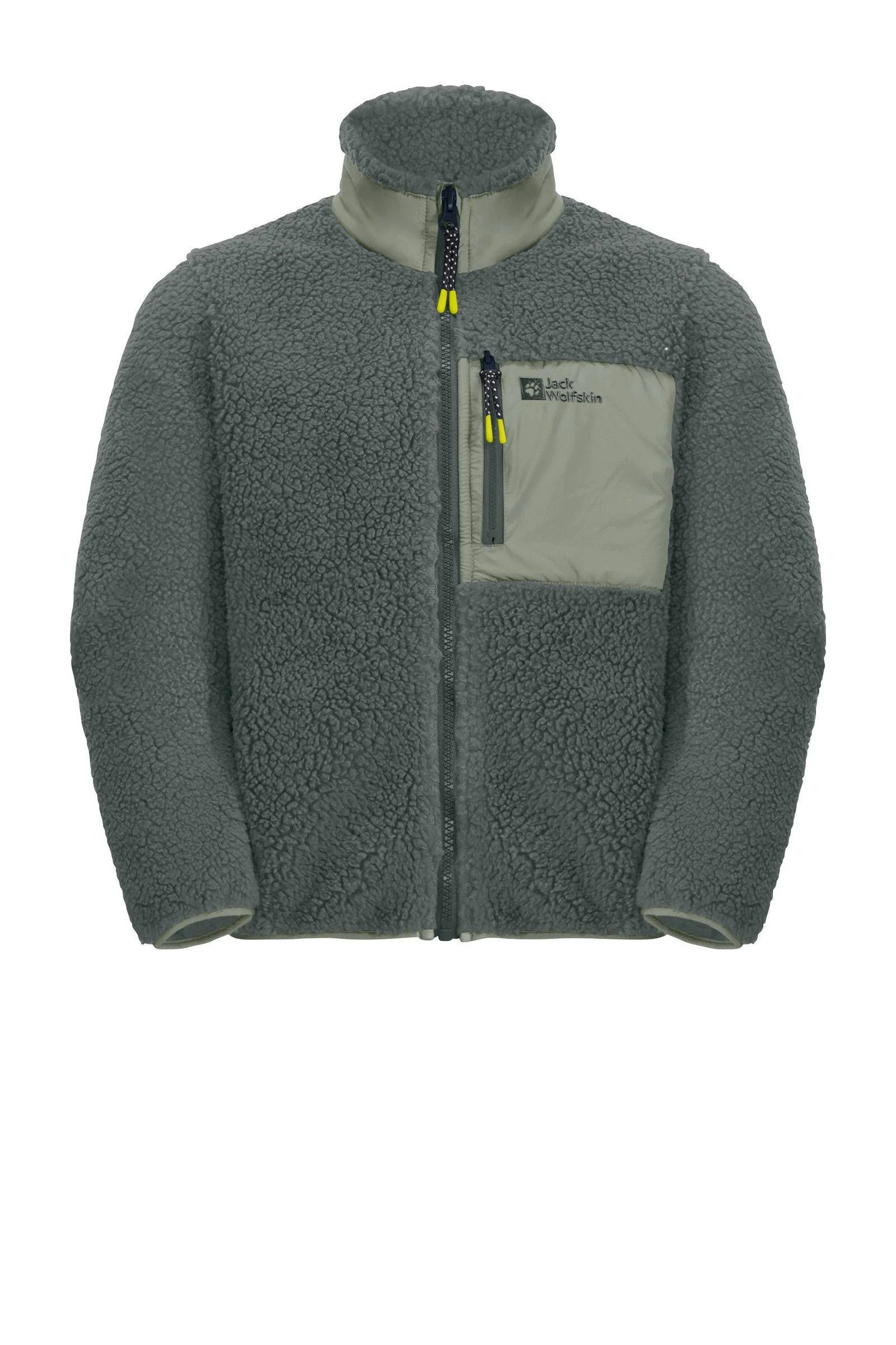 Jack Wolfskin fleece jack Ice Curl grijsgroen
