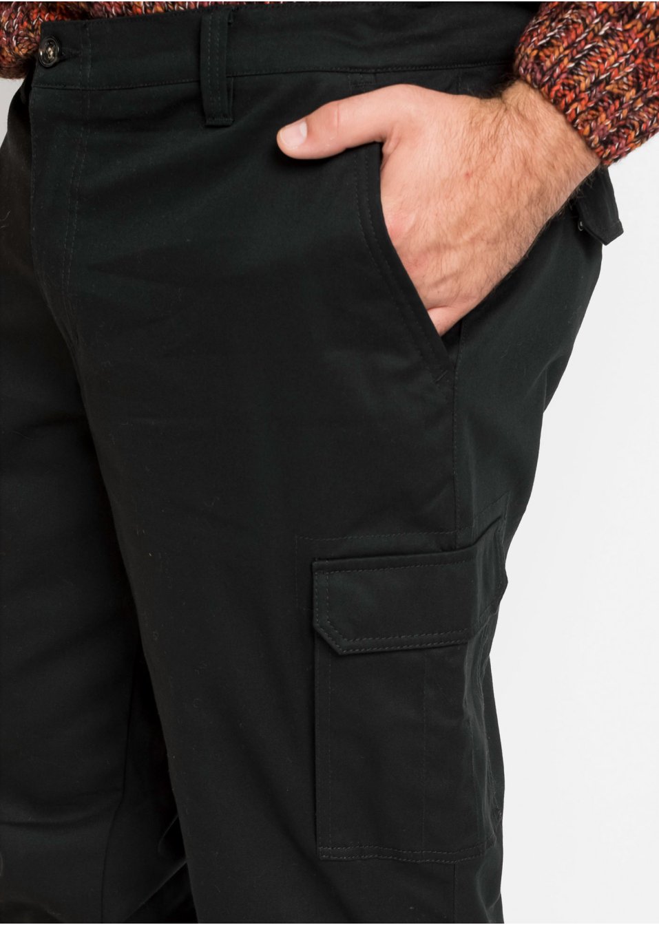 Pantalon cargo thermo Regular Fit, stretch, straight