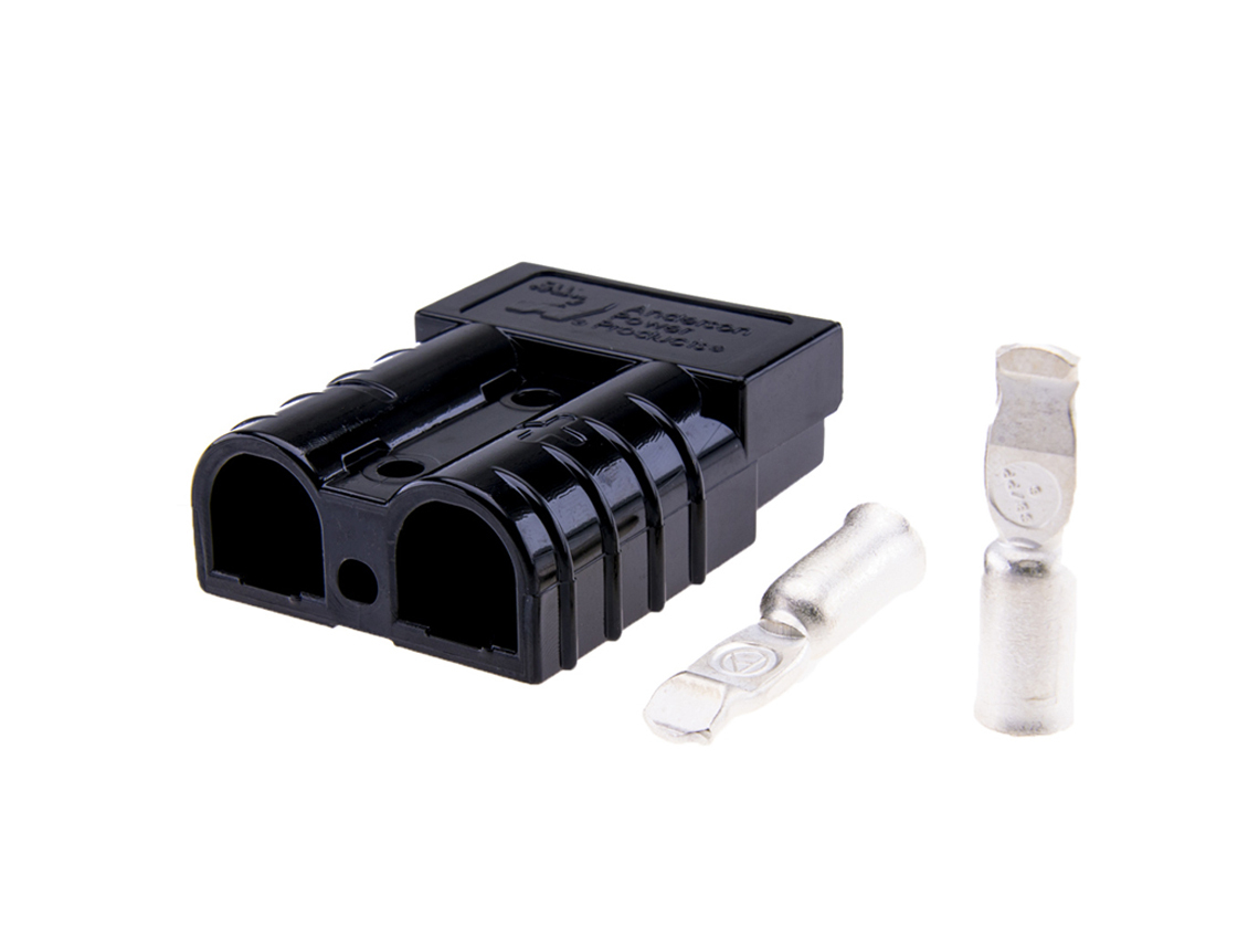 BBA hoge stroom connector 16 mm² 50A - black
