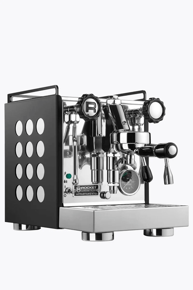 Rocket Appartamento Schwarz/Weiß + Rocket Giannino Schwarz/Inox