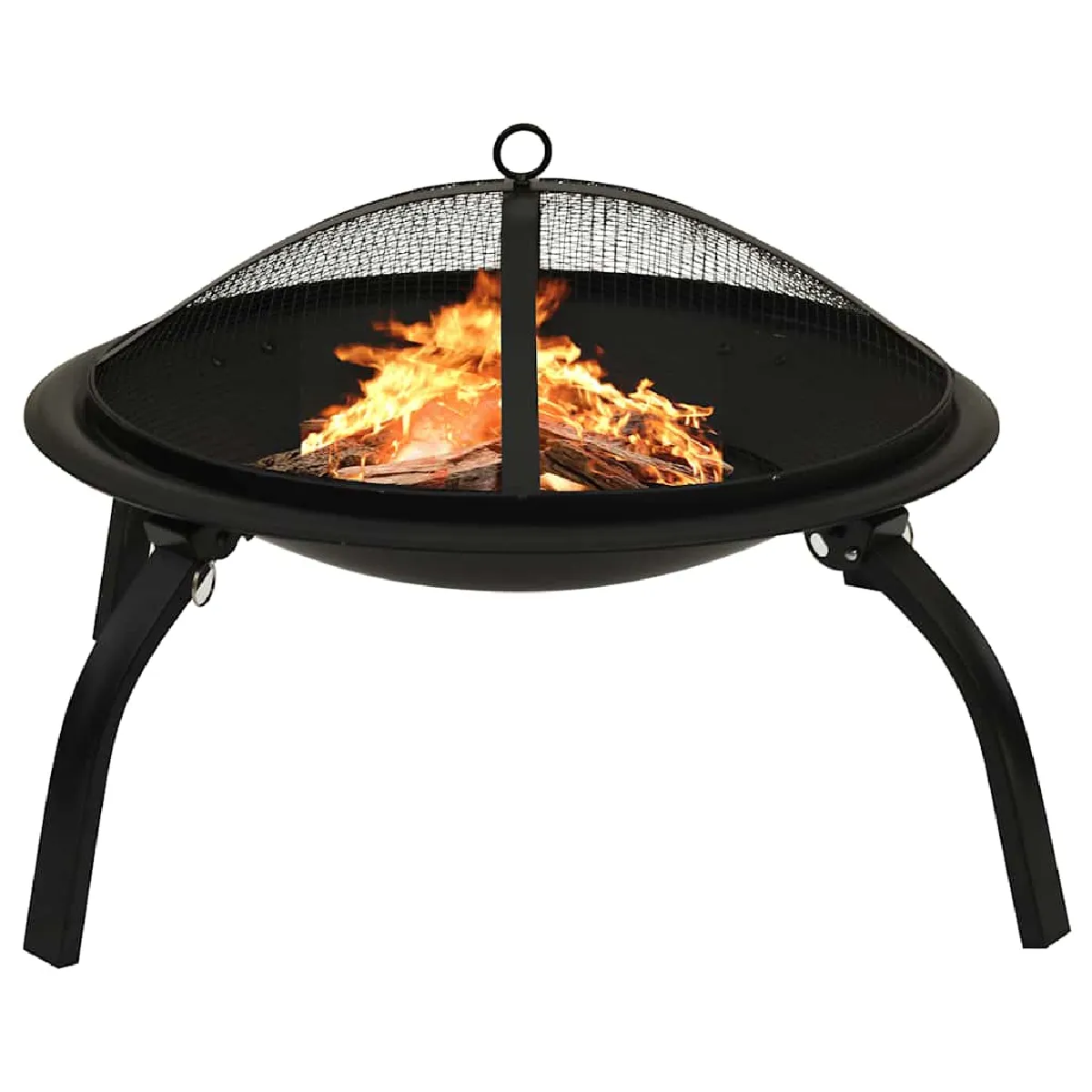 VidaXL Foyer et Barbecue 2 en 1