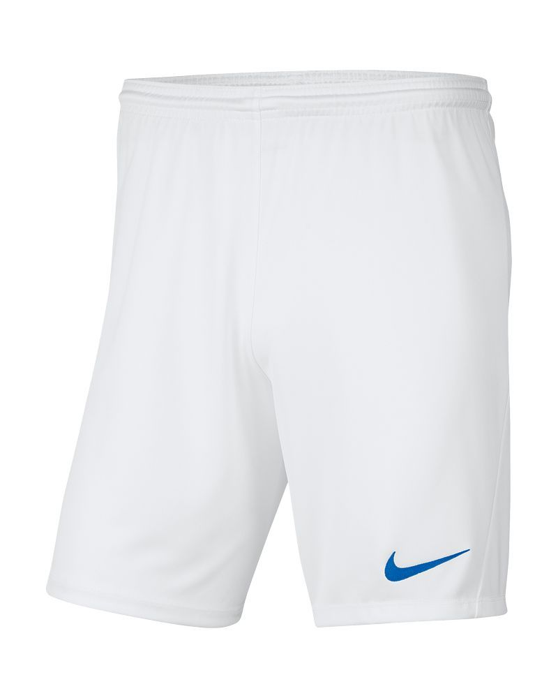 Short Nike Park III Blanc & Bleu Royal pour homme
