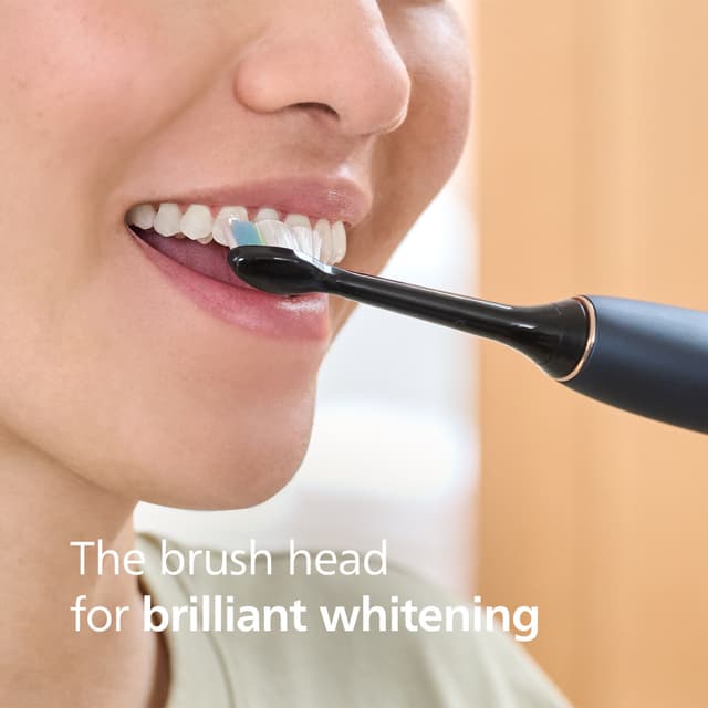 Philips Sonicare W2 Optimal tandbørstehoved HX6064/88 (sort)