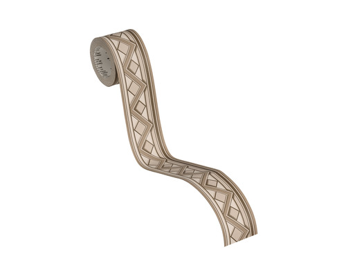 Rand 93691-1 Alleen Randen 9 zelfklevend patroon bruin 5 m x 5 cm