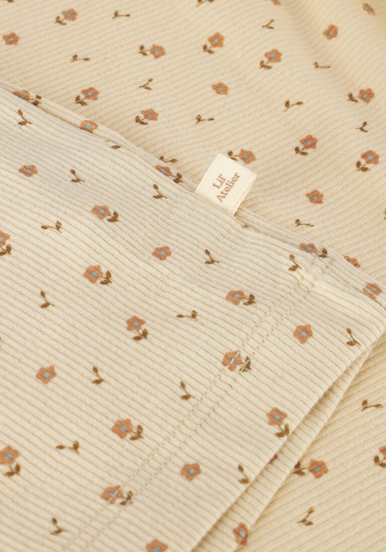LIL\\' ATELIER beige lil' atelier  nmfgago ls slim top decem