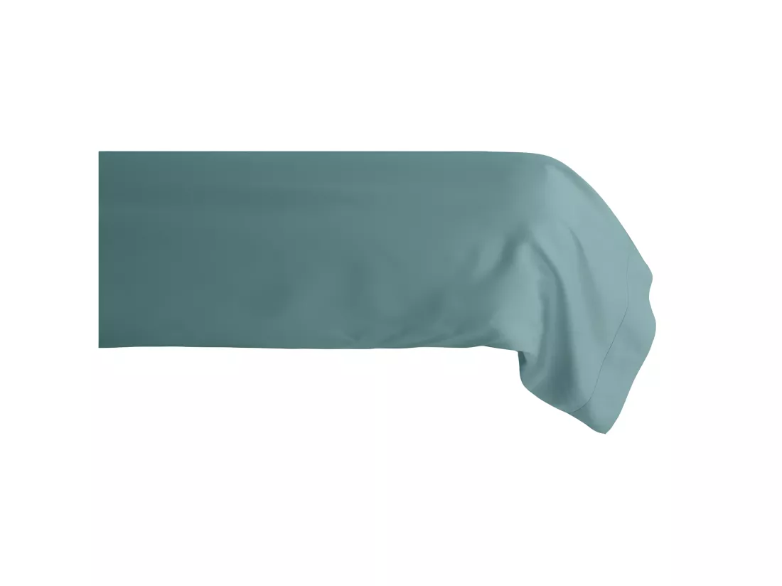 Taie De Traversin Percale Pur Coton 80 Fils/cm² Vent Du Sud - Opale - 43 X 190 Cm