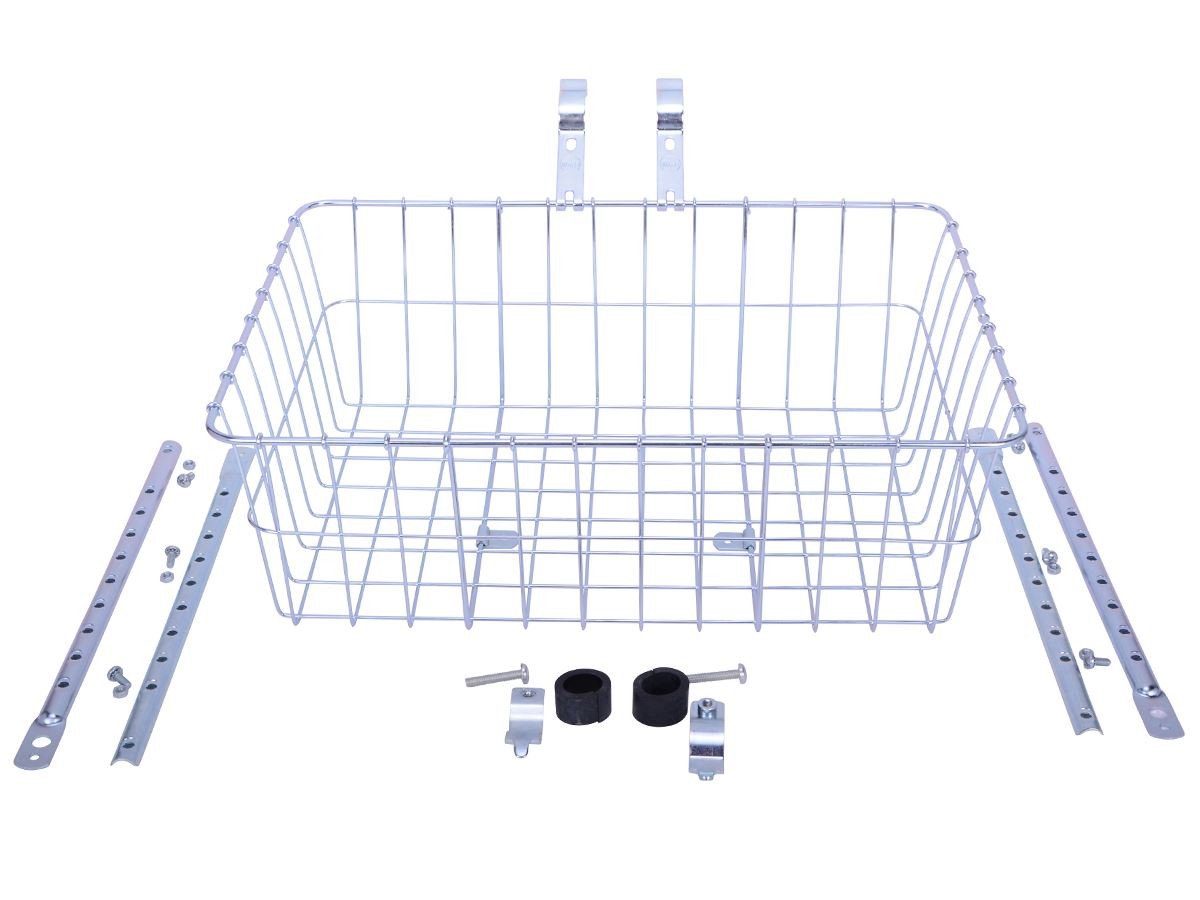 Wald Multifit kurv 46x33x15cm sølv