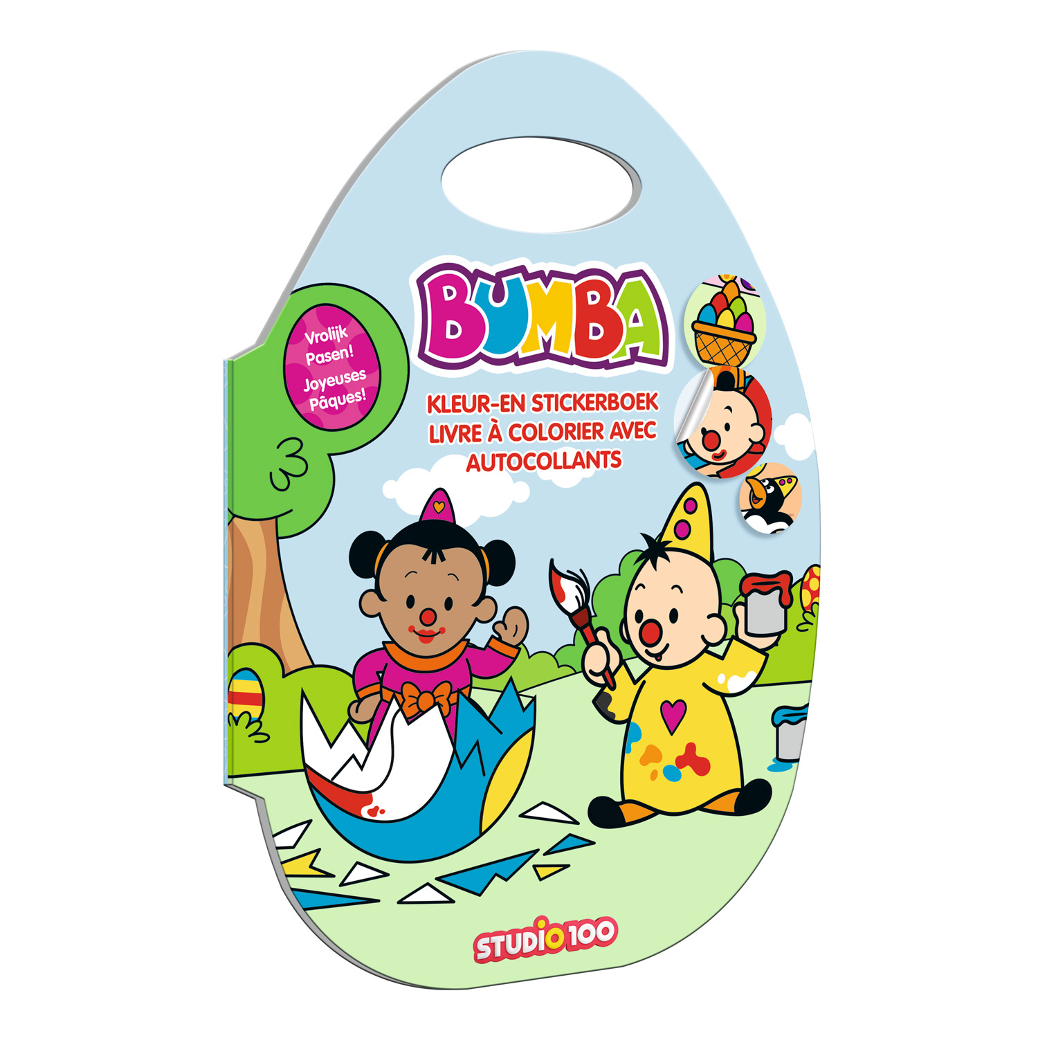 Bumba Kleur- en Stickerboek Pasen