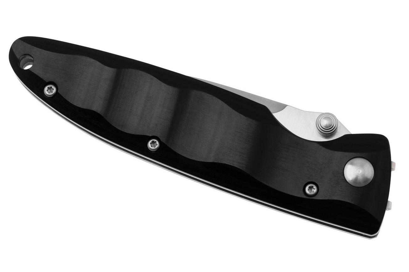 Mcusta MC-17V Classic Wave, black pakkawood, herenmes