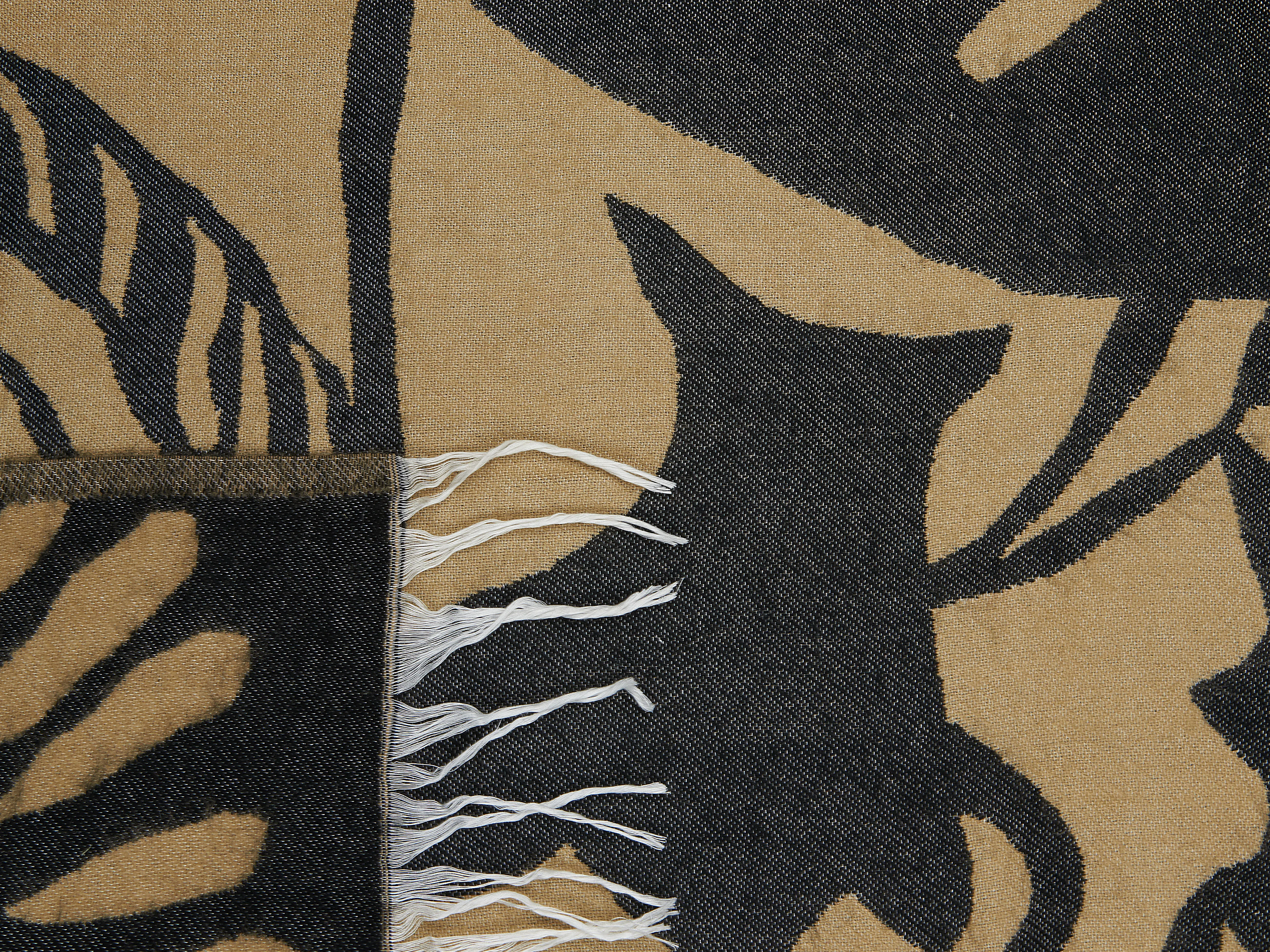 Plaid KUDIYA 130 x 170 cm Beige