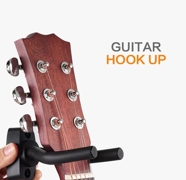 INF Universell gitarhenger Sort  2-pack