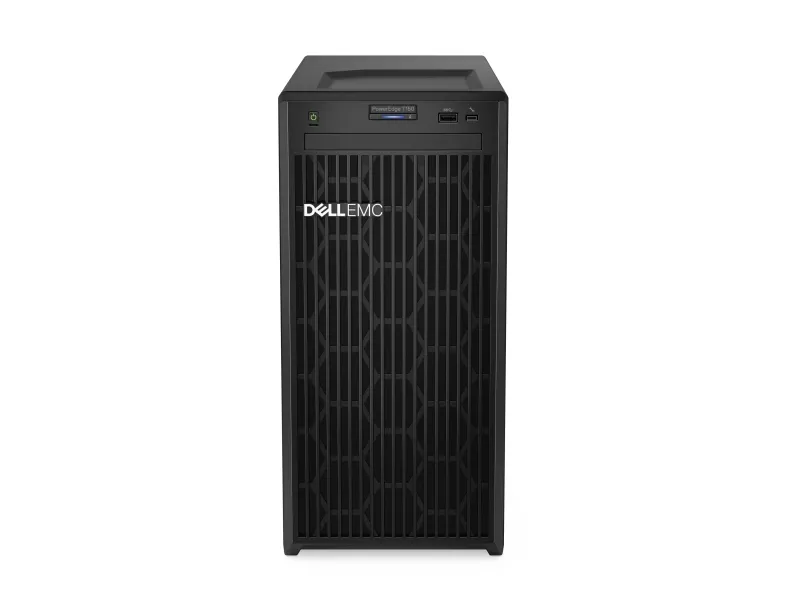 Dell PowerEdge T150 - Server - MT envejs - 1 x Xeon E-2314 / op til 4.5 GHz - RAM 16 GB - HDD 2 TB - Matrox G200 - Gigabit Ethernet - intet OS - skærm: ingen - sort - BTP - med 3 års Basic Onsite
