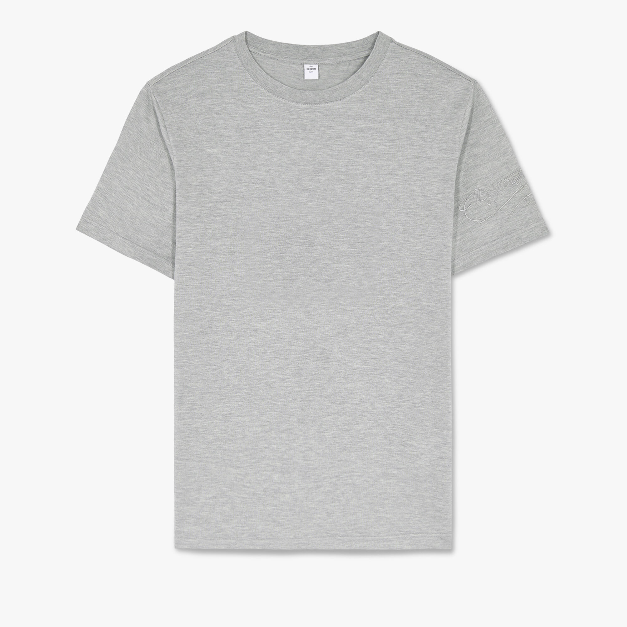 T-Shirt En Soie Et Coton