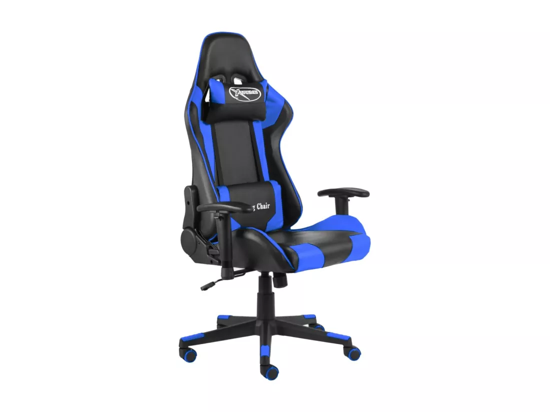 Chaise de jeu pivotante Bleu PVC