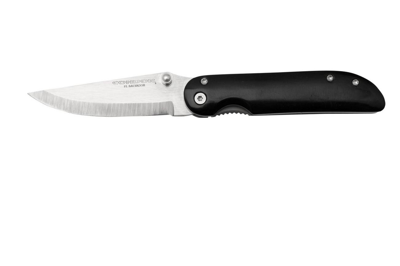 Condor Wendigo Folder CTK809-34HC, 1095 High Carbon, Paper Micarta, zakmes