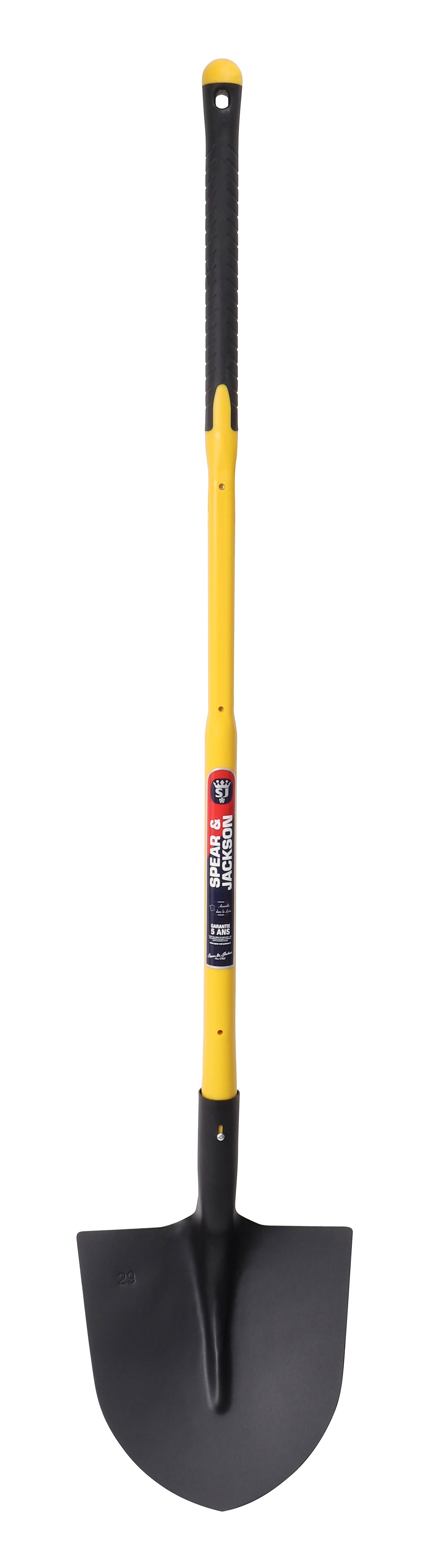 Pelle ronde de 29 cm manche trimatière