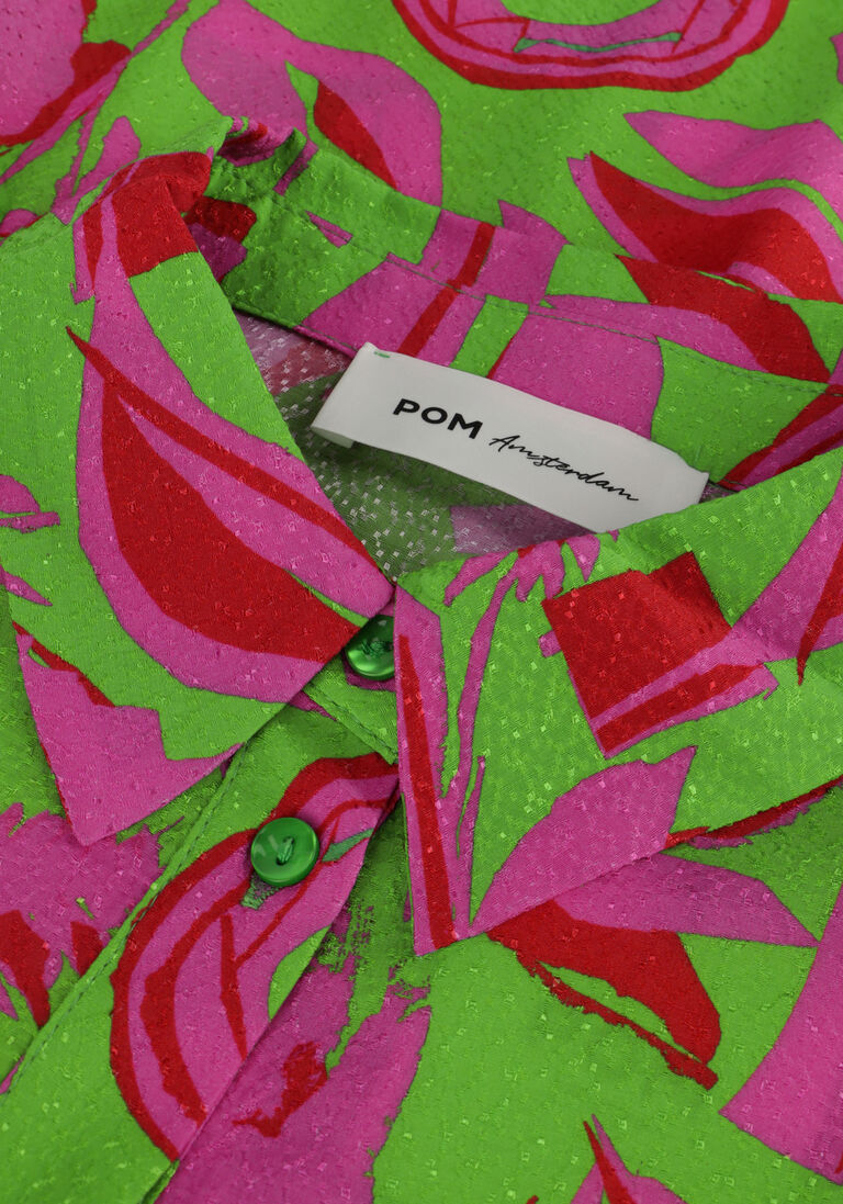 POM AMSTERDAM roest pom amsterdam midi jurk afrque dress