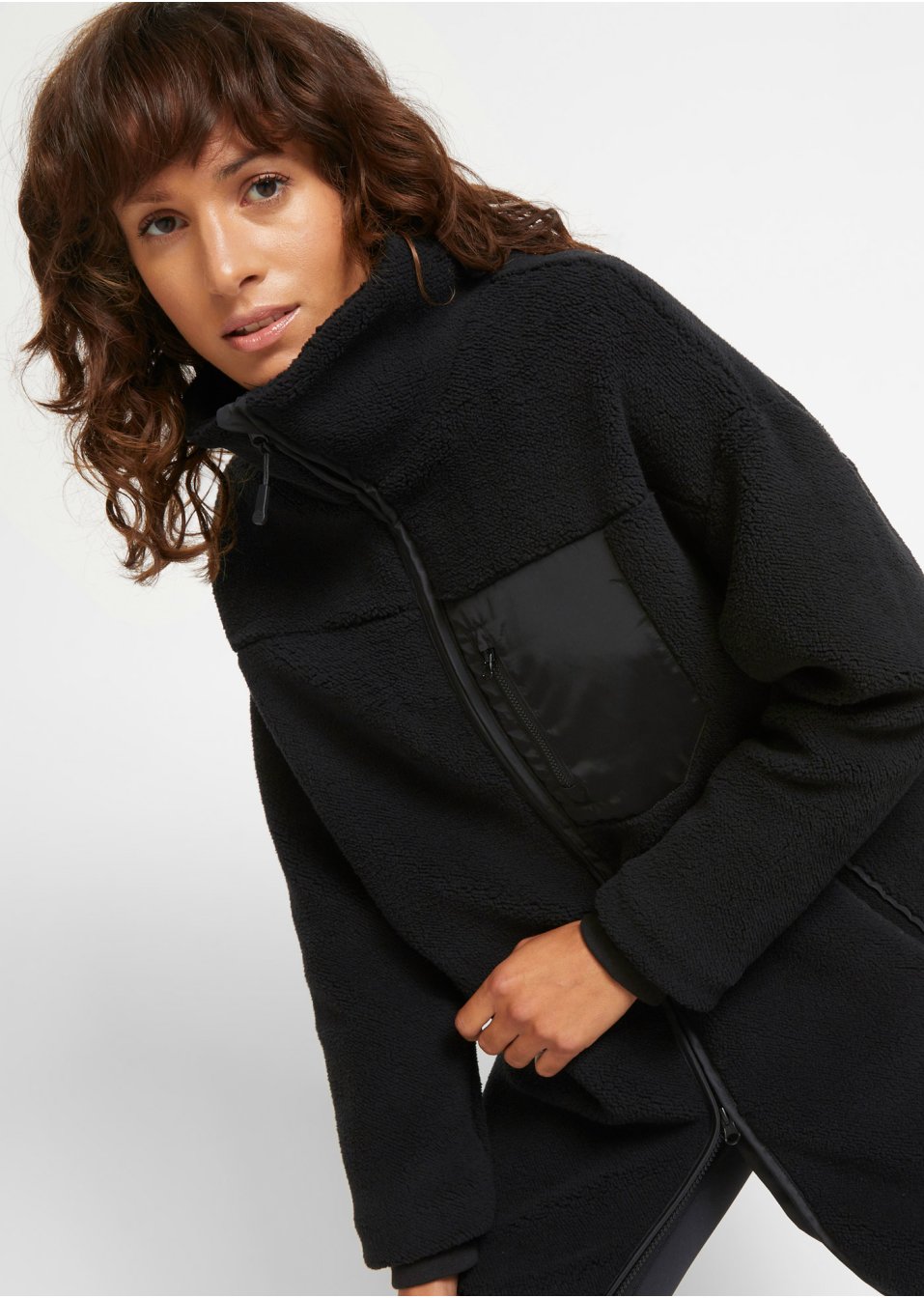 Veste en polaire peluche
