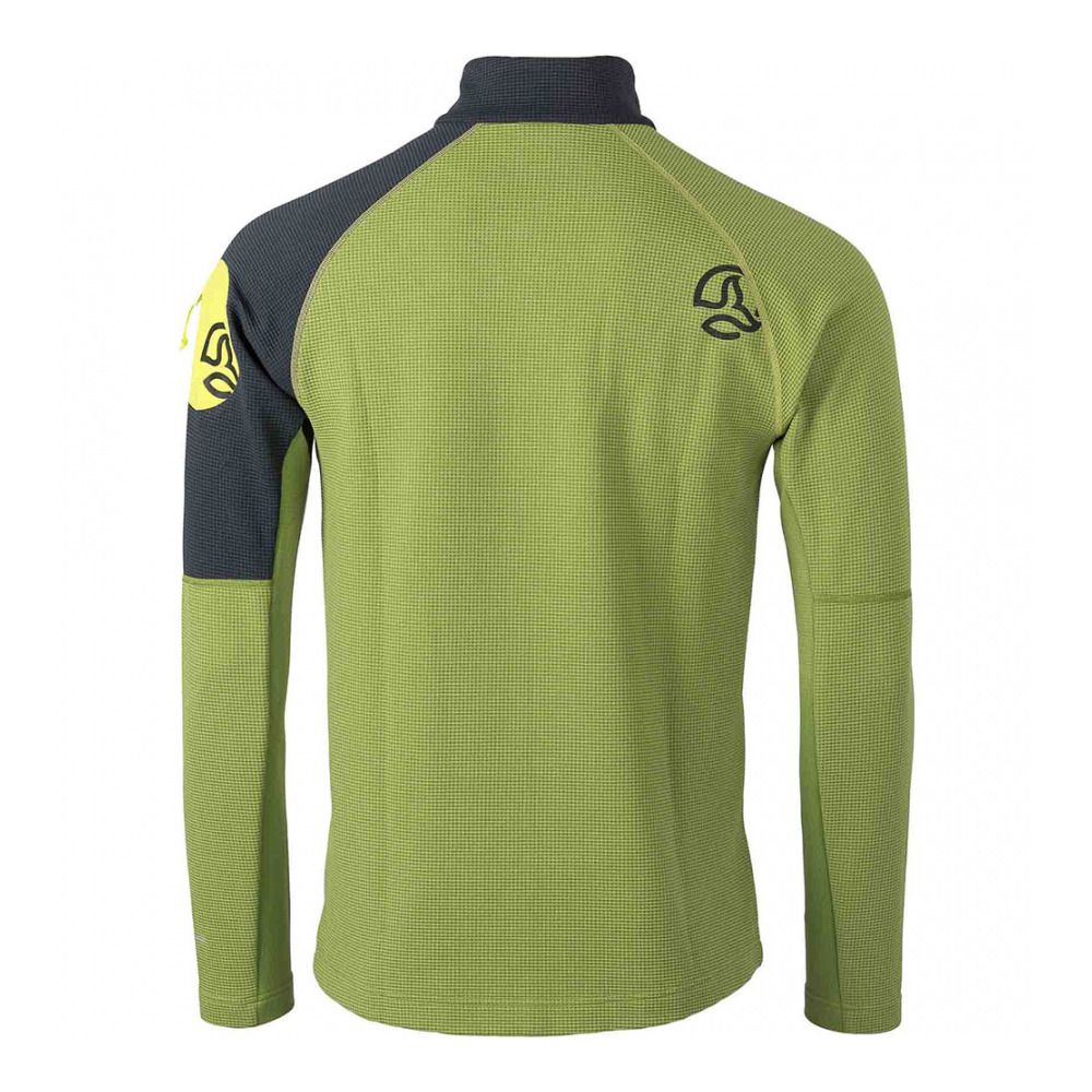 Ternua LEMIK 1/2 ZIP - Sweat Homme grass lime
