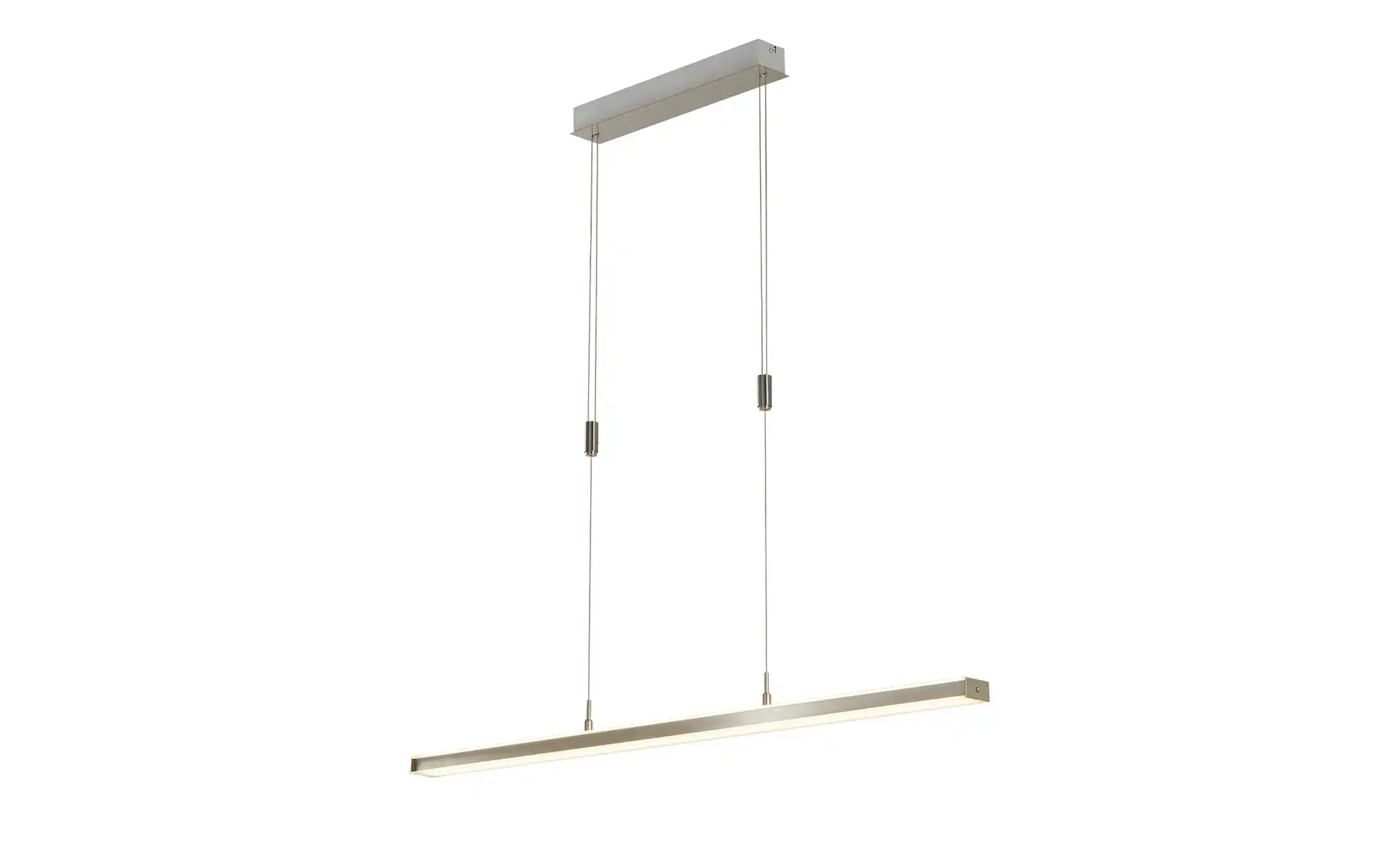 Fischer-Honsel LED-Pendelleuchte, Nickel-matt mit Dimmer
