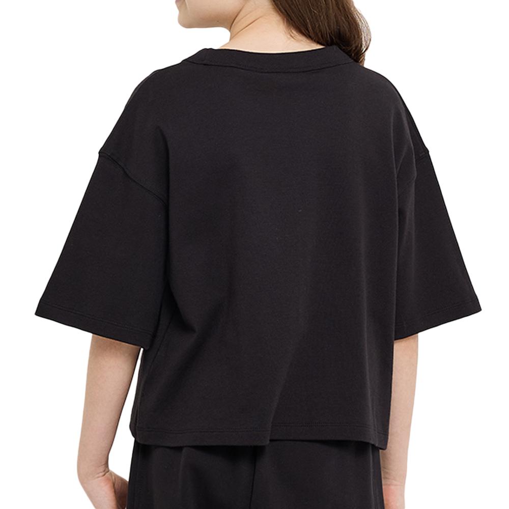Calvin Klein Jeans T-shirt Noir Fille Calvin Klein Jeans Teddy