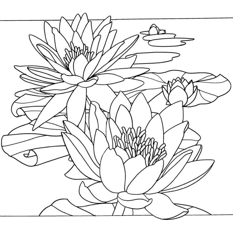 Coussin 100% soie - 40x40cm Flora - Blanc