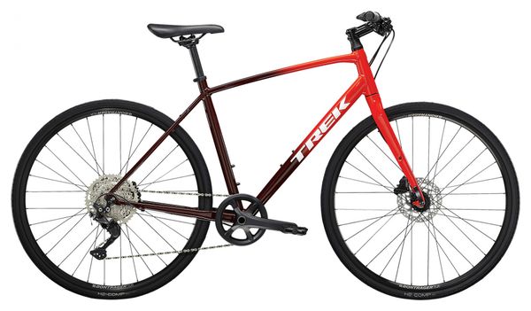 Vélo Fitness Trek FX 3 Disc Shimano Deore 10V 700 mm Rouge Viper