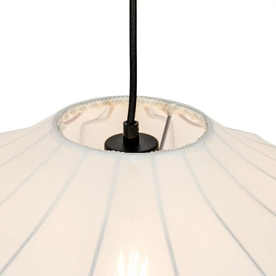 Qazqa hanglampen plu wit e27