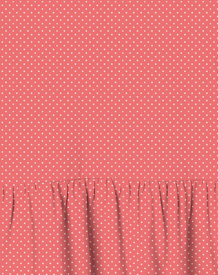 Jersey-Kleid NKFVAMAJA DOTS in georgia peach