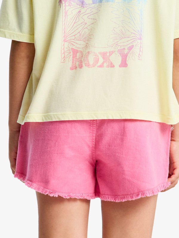 Scenic Route Short à taille élastique Rose Filles 4-16 ans