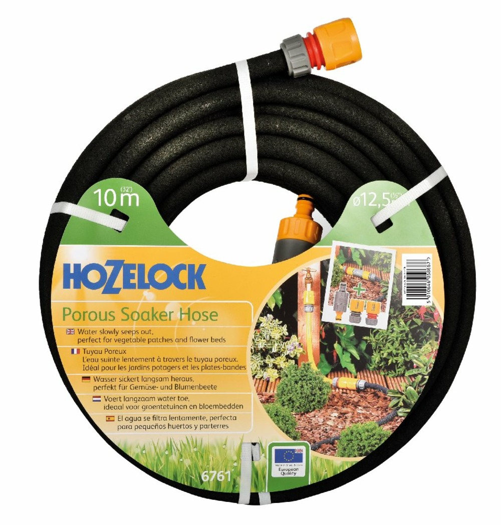 Tuyau poreux pour arroser des jeunes plantes, des haies et des jardins potagers 13mm - 25m