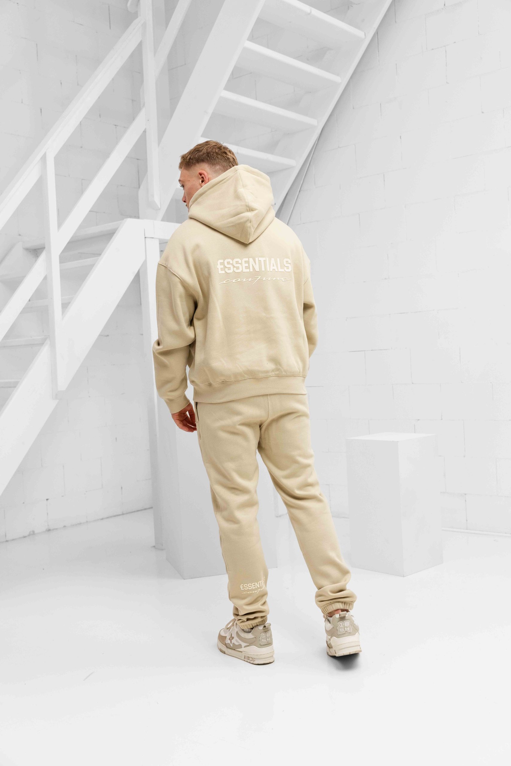 Cou7ure Essentials Rubber Trainingspak Heren Beige