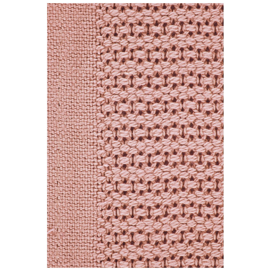 AlviAlvi   BIO Babystrickdecke piqué rosé